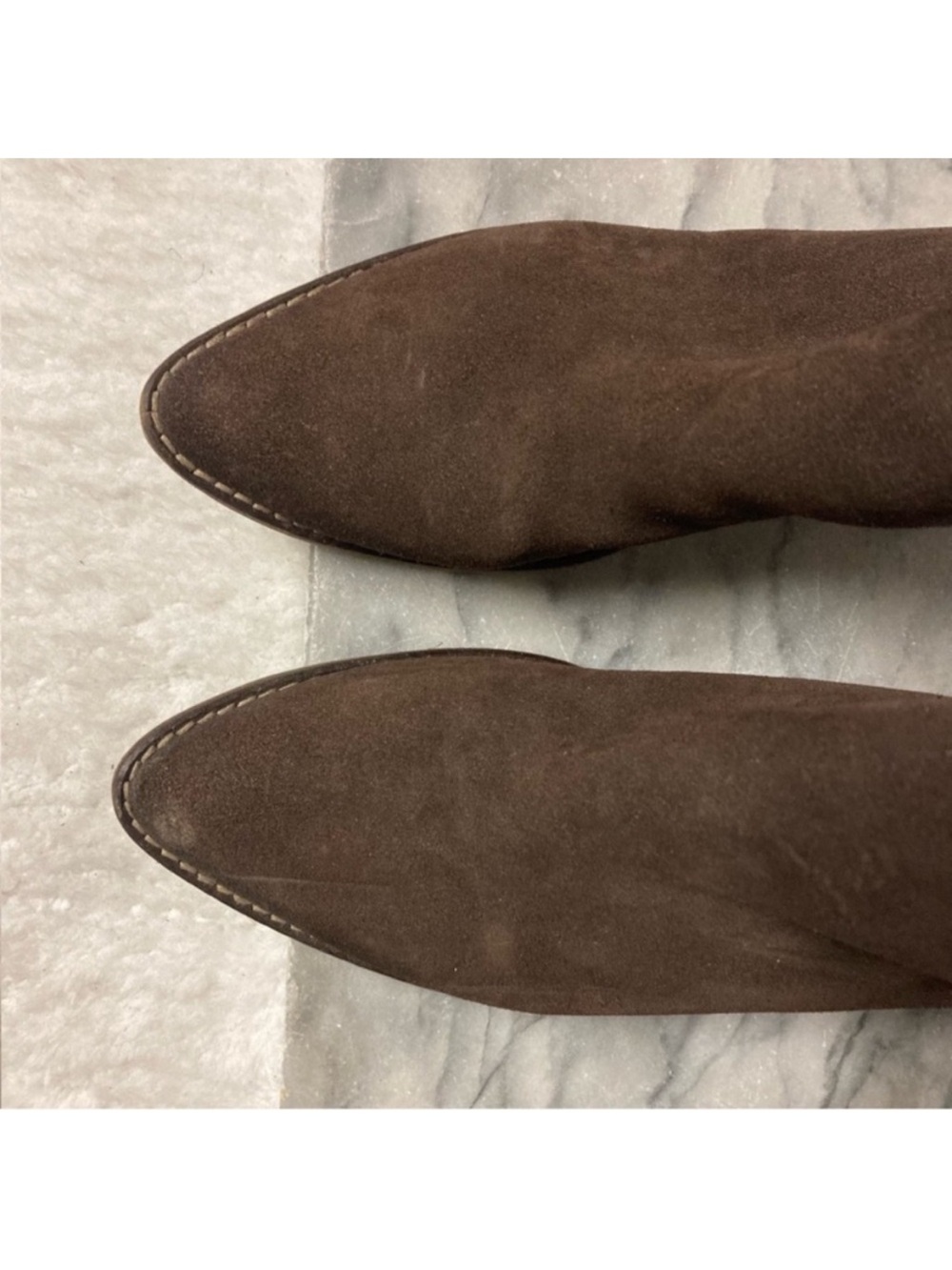 Steve Madden Austin Ankle Booties Shoes Size 8.5 Chocolate Brown Leather - Picture 5 of 10